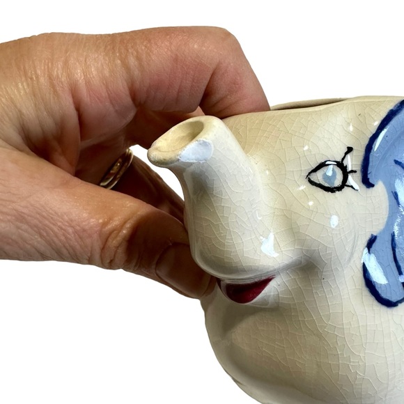 Vintage Cream & Sugar Set Rabbit & Elephant - Picture 12 of 14